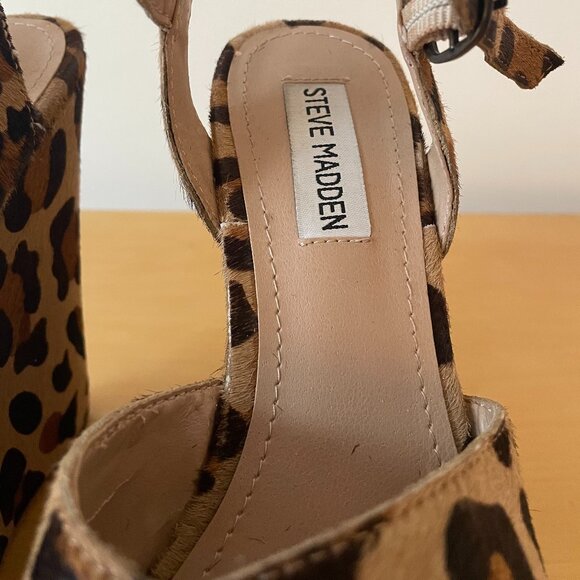 Steve Madden Leopard Wedges - Picture 9 of 16